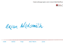 Tablet Screenshot of brianwildsmith.com